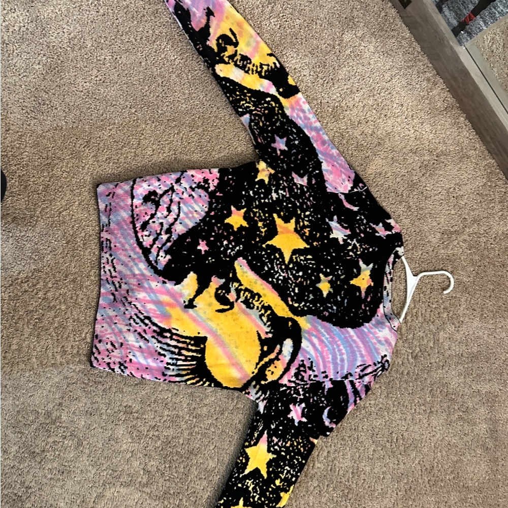 Colorful Star Patterned Sweater - Picture 2 of 2